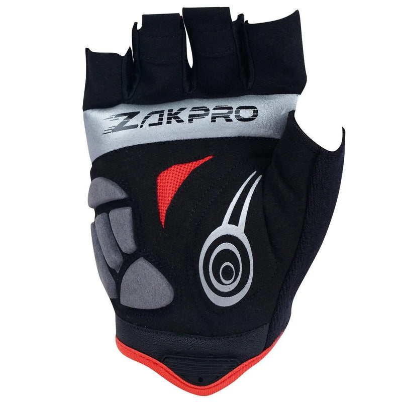 Load image into Gallery viewer, ZAKPRO Cycling Gloves - Hybrid Series - (Red)