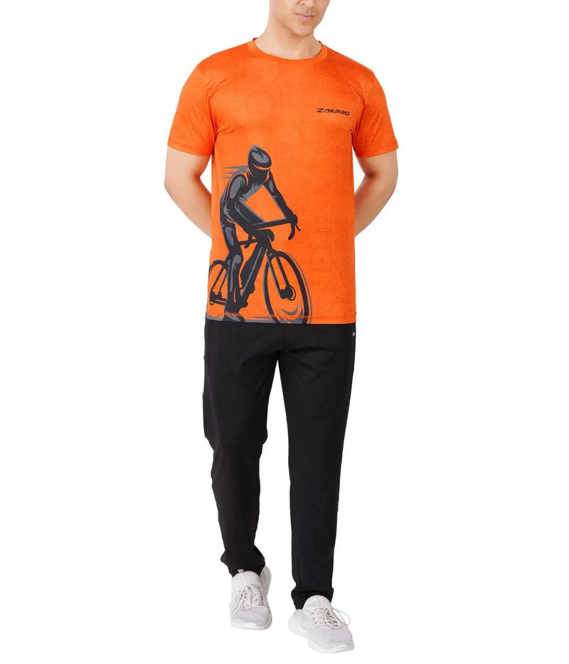 Load image into Gallery viewer, ZAKPRO Men Sports Tees (Ride-O-Range)
