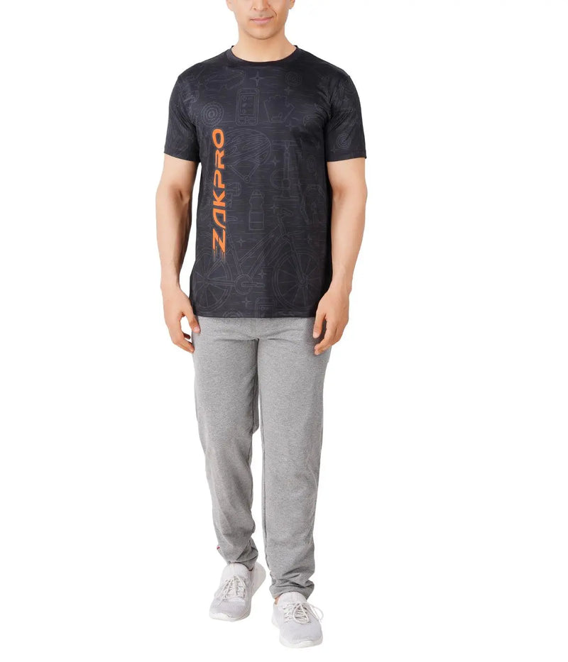Load image into Gallery viewer, ZAKPRO Men Sports Tees (Tone Black)