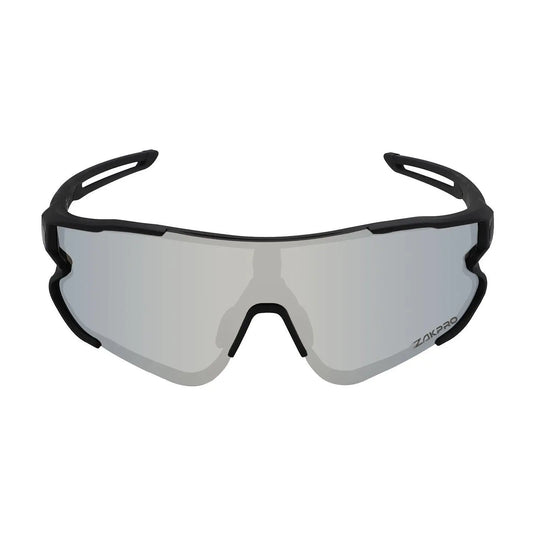 ZAKPRO Professional Outdoor Sports Cycling Sunglasses (Mirror Black)