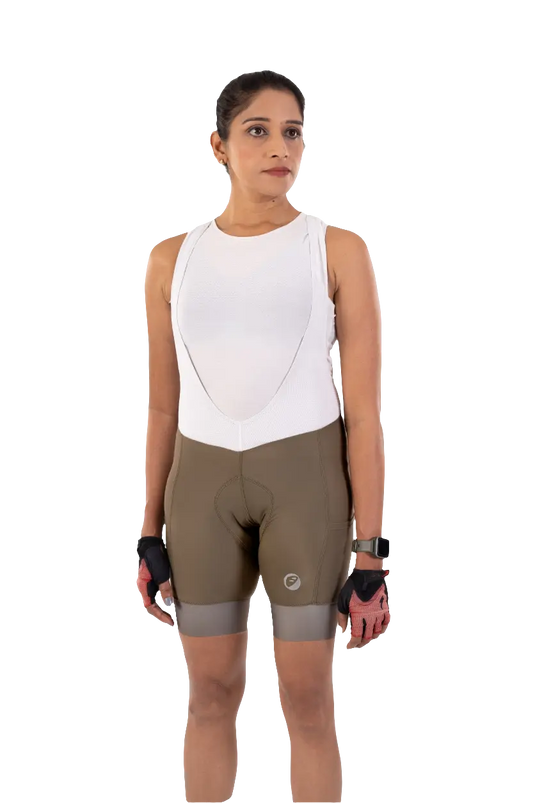 Womens Cycling | Endurance Bib Shorts | Explore Prima | Moss - MADOVERBIKING -  Apace