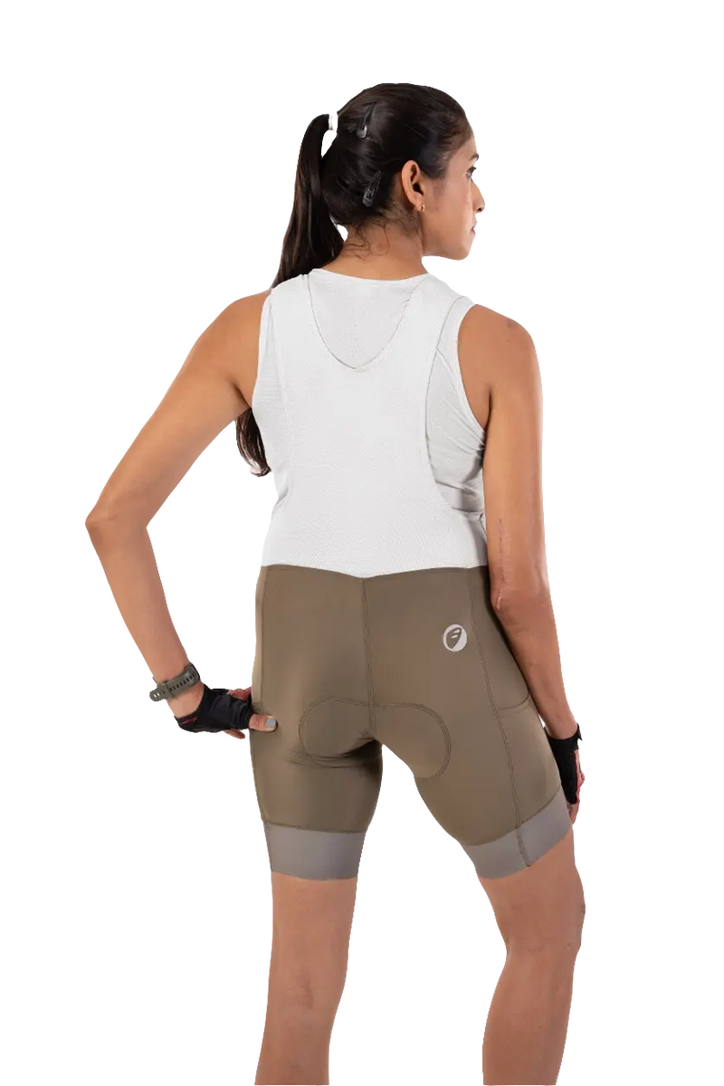 Load image into Gallery viewer, Womens Cycling | Endurance Bib Shorts | Explore Prima | Moss - MADOVERBIKING -  Apace