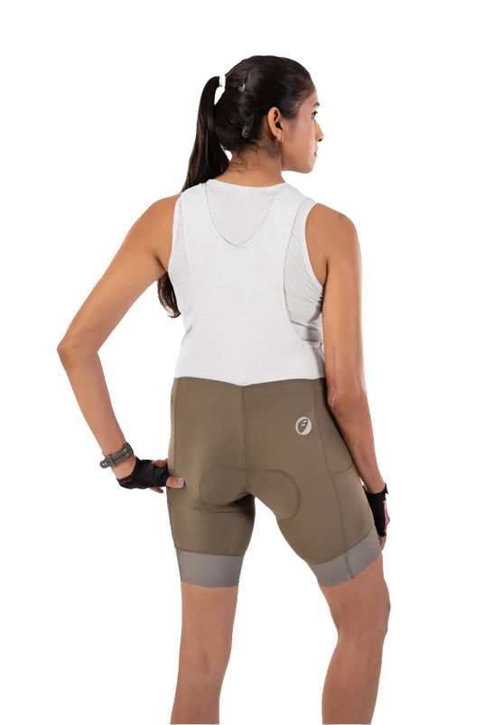 Womens Cycling | Endurance Bib Shorts | Explore Prima | Moss - MADOVERBIKING -  Apace