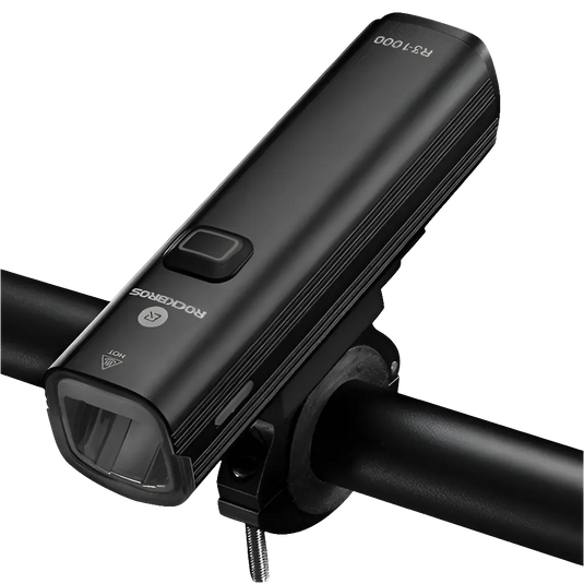 Bicycle front light | RHL1000 - 4500 maH Battery, 1000 Lumens Super Bright Waterproof Light (Handlebar Mount) ROCKBROS MADOVERBIKING