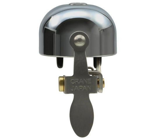 Crane E-NE Clamp Band Mount Bell (Chrome Plated) - MADOVERBIKING -  CRANE BELLS