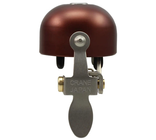 Crane E-NE Clamp Band Mount Bell (Matte Brown) - MADOVERBIKING -  CRANE BELLS