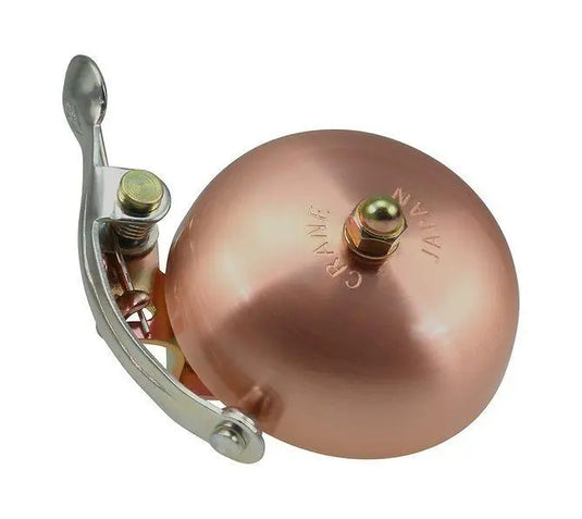 Crane Suzu Steel Band Mount Bell (Brushed Copper) - MADOVERBIKING -  CRANE BELLS