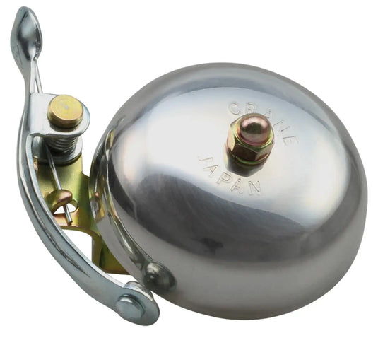 Crane Suzu Steel Band Mount Bell (Polished Silver) - MADOVERBIKING -  CRANE BELLS