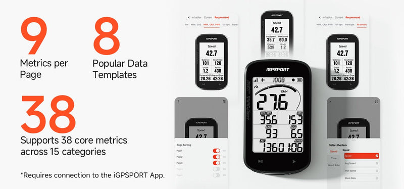 Load image into Gallery viewer, IGPSPORT BSC100Max Lightweight Large-Screen Smart Bike Computer Sleek to the Edge Ride with Ease - MADOVERBIKING