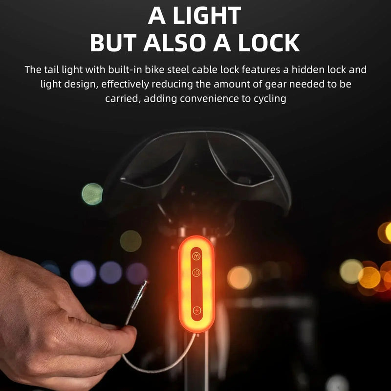 Load image into Gallery viewer, Bicycle Taillights | Smart Taillight with Lock and Brake Sensing Function ROCKBROS MADOVERBIKING