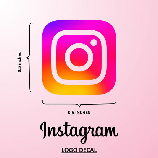 Instagram Logo Decal Sticker (1 pcs) - (0.5 in x 0.5 in) - MADOVERBIKING -  MADOVERBIKING