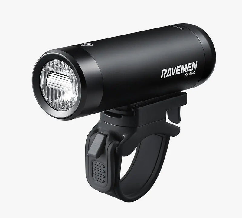 Load image into Gallery viewer, Ravemen Bicycle Front Light - CR600 (Black)