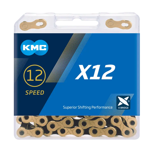 Bicycle Chain | X12 Ti-N GOLD (12 Speed) - MADOVERBIKING -  KMC