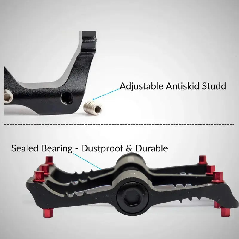 Load image into Gallery viewer, Bicycle Pedals | Aluminium Alloy, Sealed Bearings, Carbon Axle - MADOVERBIKING -  Yellowfin