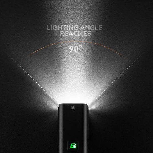 Rockbros Bike Light 1500Lumens USB Rechargeable Bike Headlight Led IPX6 Waterproof Bike Front Light 5 Modes Aluminum Alloy Super Bright Bike Light for Night Riding