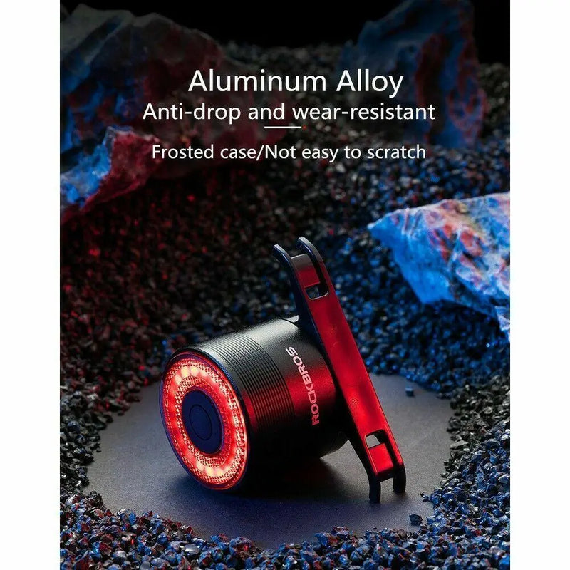 Load image into Gallery viewer, Rockbros Bike Tail Light Rear Bike Light Rechargeable Bike Rear Light Waterproof Bike Taillight