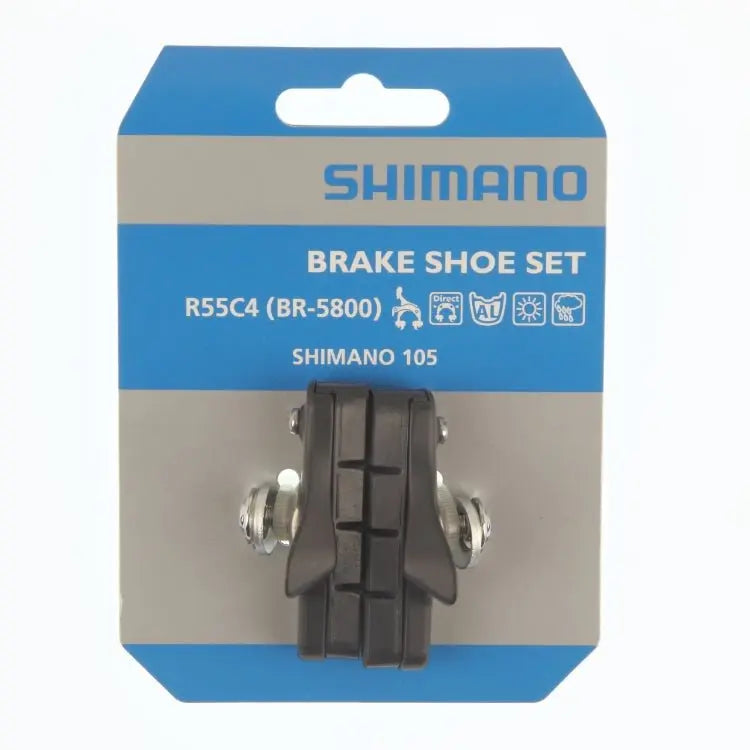 Load image into Gallery viewer, Shimano 105 R55C4 BR-5800 Brake Shoe Set SHIMANO MADOVERBIKING