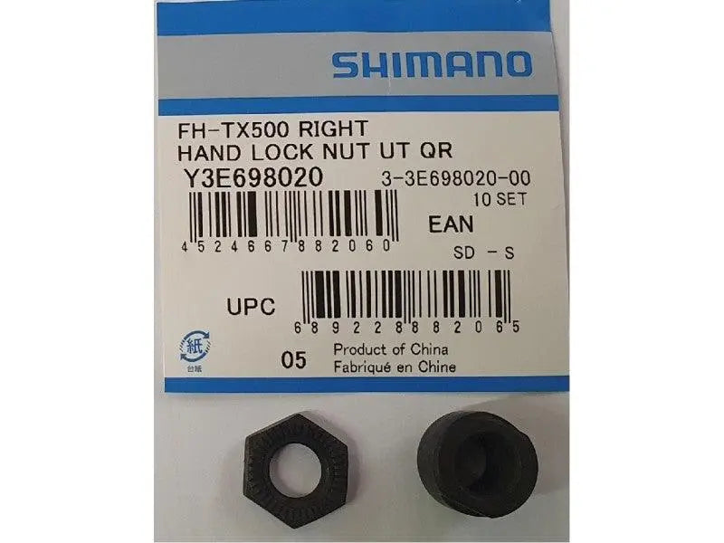 Load image into Gallery viewer, Shimano FH-TX500 QR Right Hand Lock Nut Unit SHIMANO MADOVERBIKING