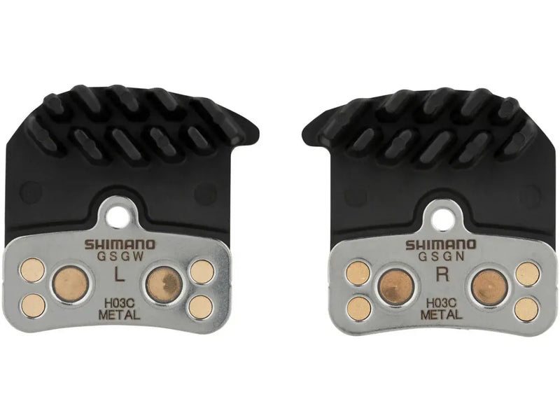 Load image into Gallery viewer, Shimano H03C Metal Pad w/Fin & Spring w/Split Pin Y8VT98020 SHIMANO MADOVERBIKING