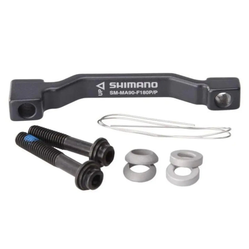 Load image into Gallery viewer, Shimano Mount Disc Brake Adapter For 180mm (SM-MA90-F180P/P) SHIMANO MADOVERBIKING