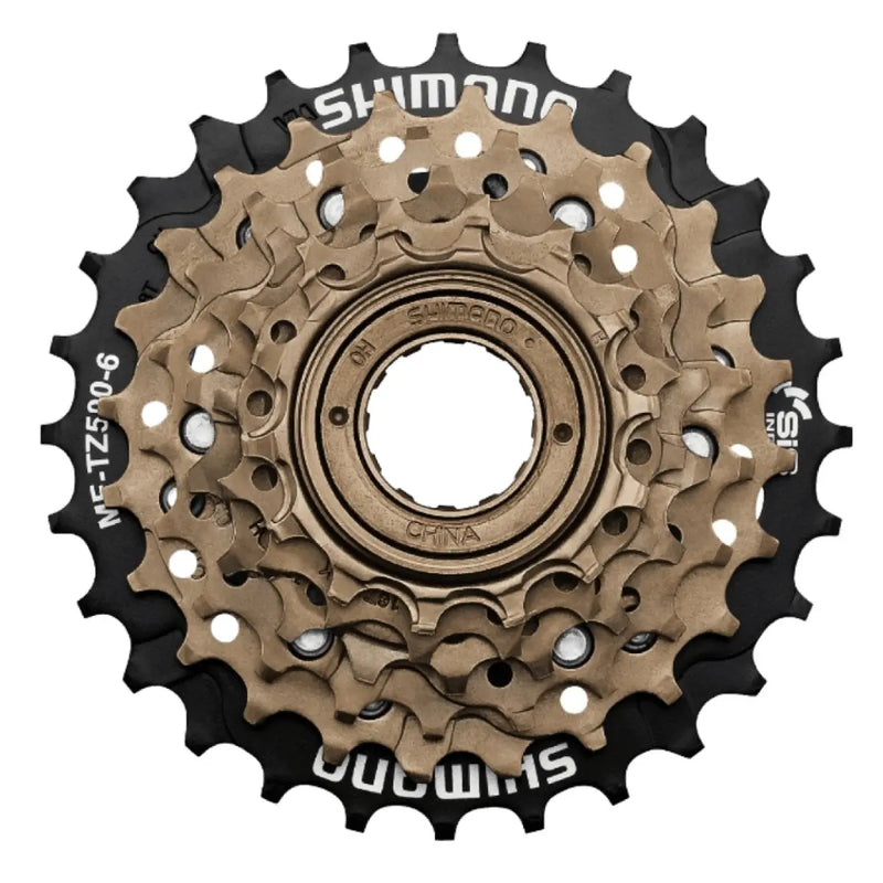 Load image into Gallery viewer, Shimano Tourney MF-TZ500 14-28T 6 Speed Freewheel SHIMANO MADOVERBIKING