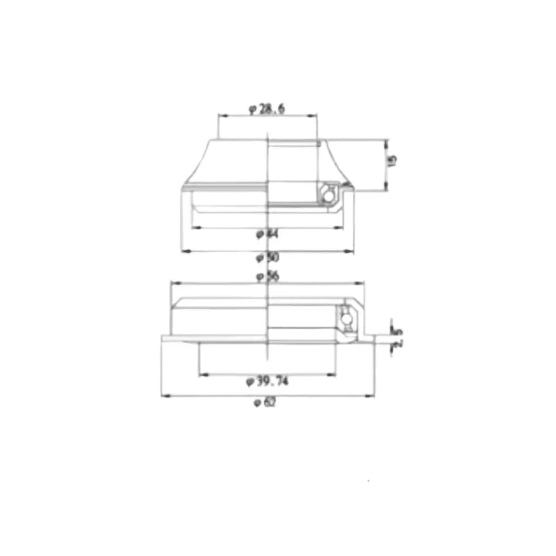 Load image into Gallery viewer, TANGESEIKI TECHNOGLIDE ZS225 ZERO-STACK HEADSET | ZS44/ZS56 - MADOVERBIKING