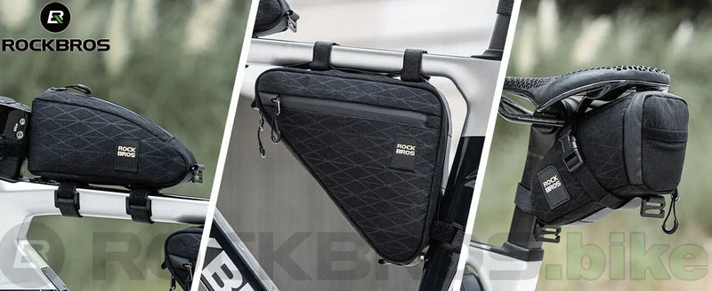 Load image into Gallery viewer, Bike Packing Bags Combo | Three Bag Set for Frame, Top Tube & Saddle ROCKBROS MADOVERBIKING