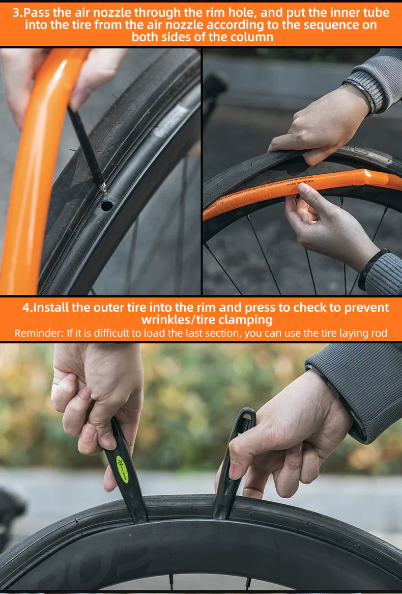 Load image into Gallery viewer, Road Inner Tube | 35gm Ultra-Light TPU Tube - 700x18-32c (65mm/85mm) ROCKBROS MADOVERBIKING
