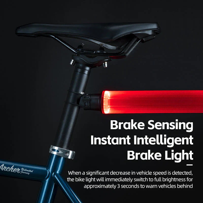 Load image into Gallery viewer, Smart Tail Light Circular ROCKBROS MADOVERBIKING
