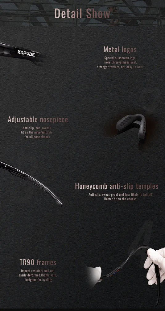 Kapvoe K75 Photochromic Sunglasses Kapvoe MADOVERBIKING