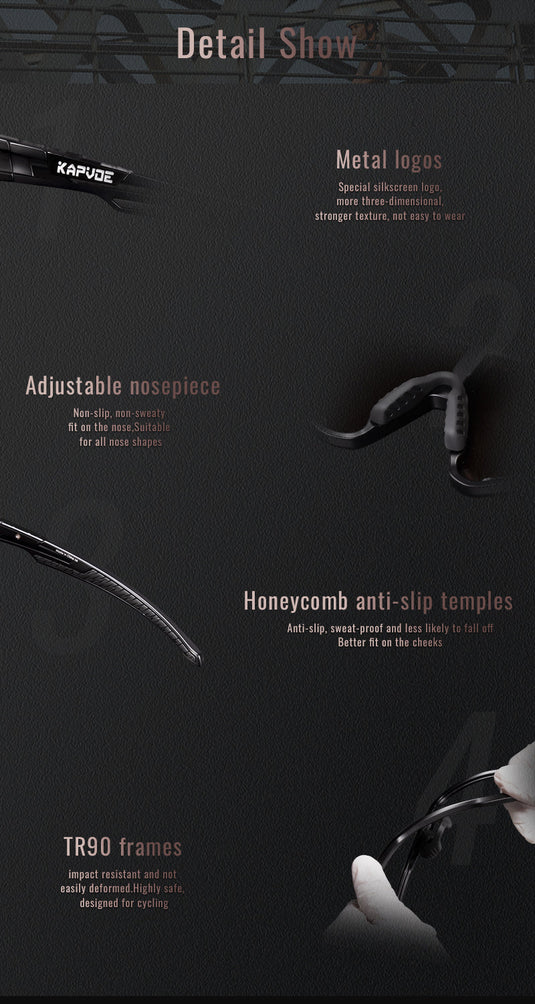 K76 Colour Changing PhotoChromic Sunglasses KAPVOE MADOVERBIKING