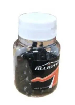 ALLIGATOR PLASTIC FERRULE CABLE HOUSING END CAPS (BLACK) | BULK PACK - 150 PCS