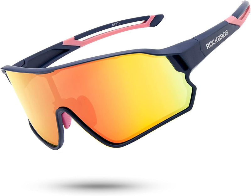 Load image into Gallery viewer, Sunglasses | Polarized Glasses - Myopia Compatible (Black/Pink) ROCKBROS MADOVERBIKING
