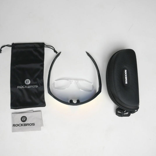 Sunglasses | Polarized Glasses - Myopia Compatible (Black) ROCKBROS MADOVERBIKING