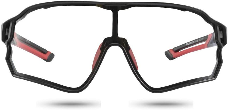 Load image into Gallery viewer, Sunglasses | Photochromic Glasses with UV400 Protection (Black/Red) ROCKBROS MADOVERBIKING
