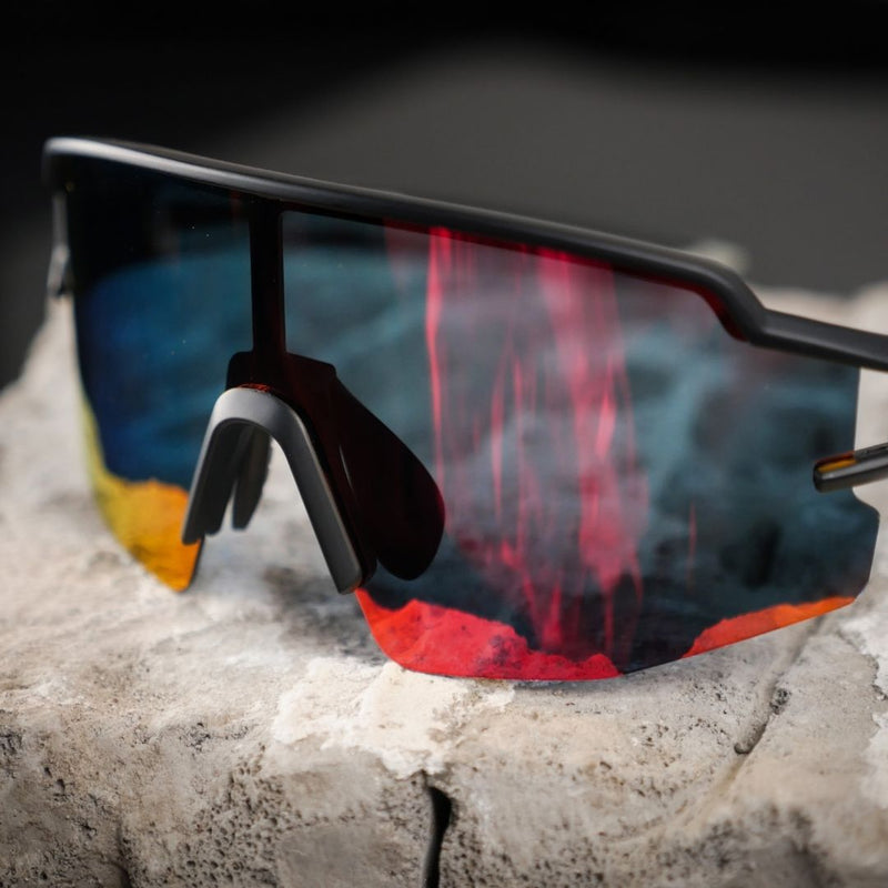 Load image into Gallery viewer, Sunglasses | Polarized Glasses - Myopia Compatible, UV400 Protection (Black/Red) ROCKBROS MADOVERBIKING
