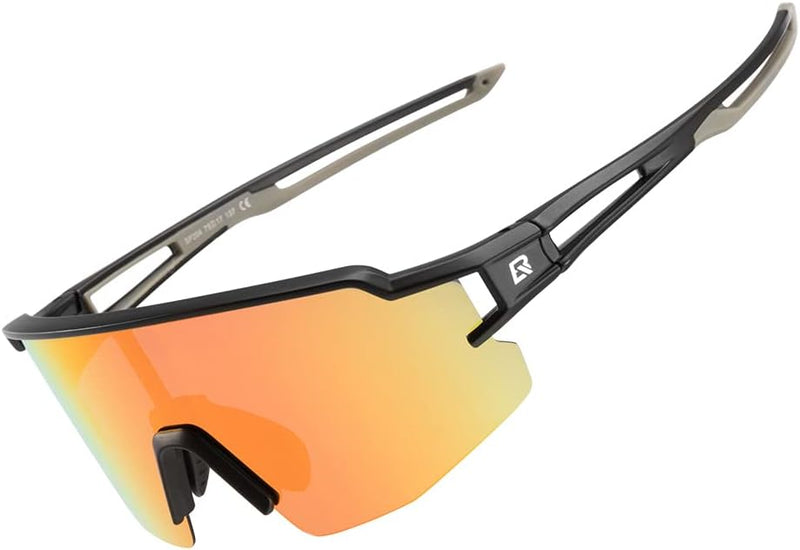 Load image into Gallery viewer, Sunglasses | Polarized Glasses - Myopia Compatible, UV400 Protection (Black/Red) ROCKBROS MADOVERBIKING
