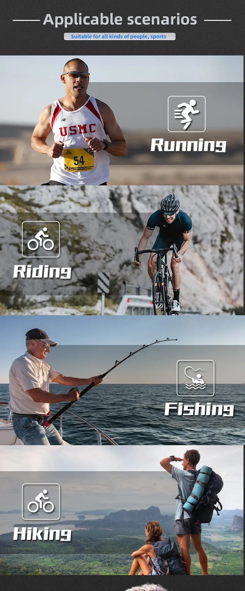 Load image into Gallery viewer, Kapvoe K108 Photochromic Sunglasses Kapvoe MADOVERBIKING
