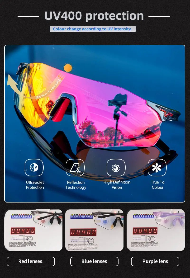 Load image into Gallery viewer, Kapvoe K108 Photochromic Sunglasses Kapvoe MADOVERBIKING

