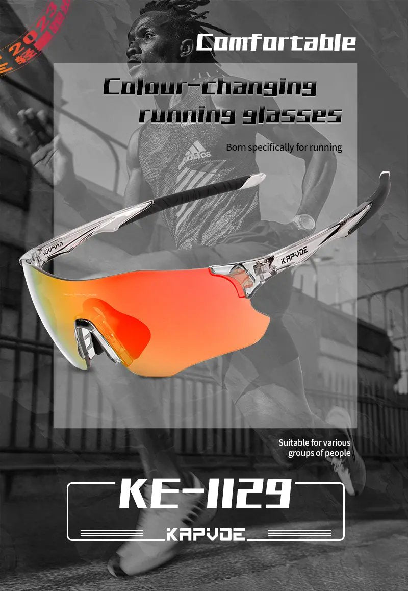 Load image into Gallery viewer, Kapvoe K1129 Photochromic Sunglasses Kapvoe MADOVERBIKING
