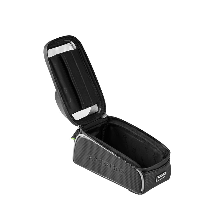 Load image into Gallery viewer, Top Tube Bag | Waterproof &amp; Compatible with Phones upto 6.5&quot; ROCKBROS MADOVERBIKING
