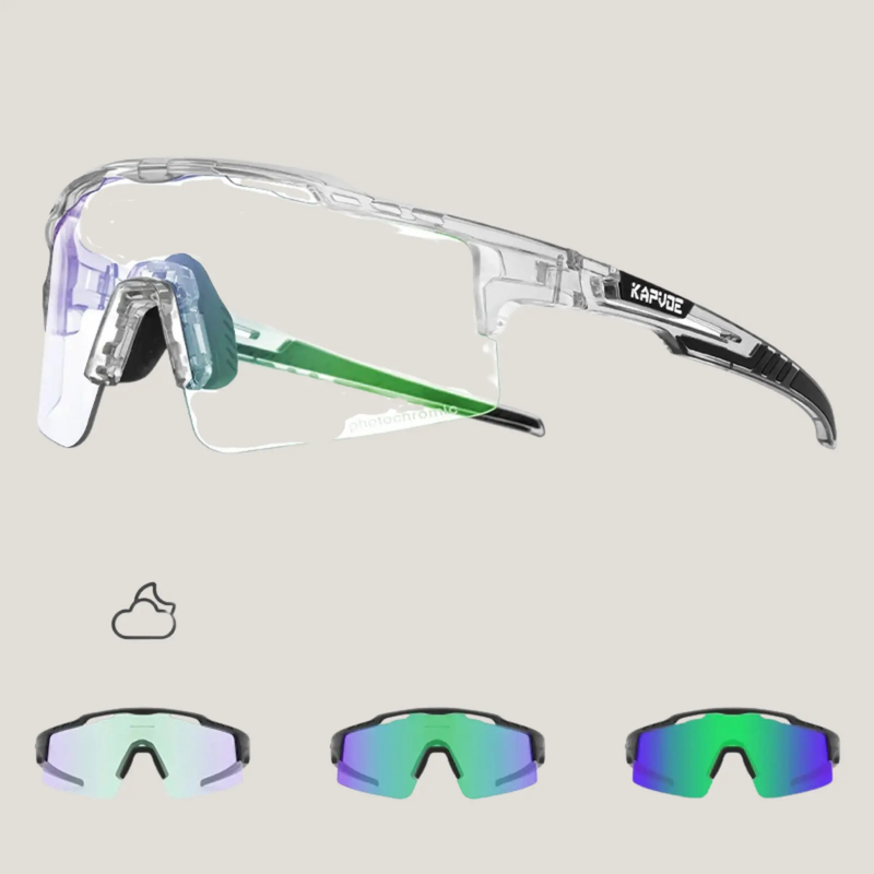 Load image into Gallery viewer, Kapvoe K75 Colour Changing PhotoChromic Sunglasses Kapvoe MADOVERBIKING
