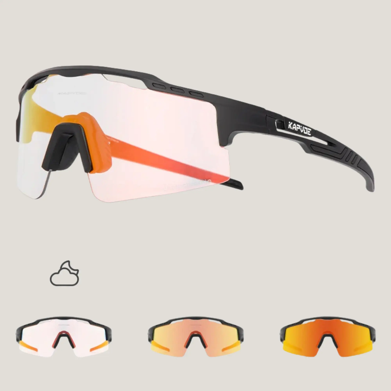 Load image into Gallery viewer, Kapvoe K75 Colour Changing PhotoChromic Sunglasses Kapvoe MADOVERBIKING
