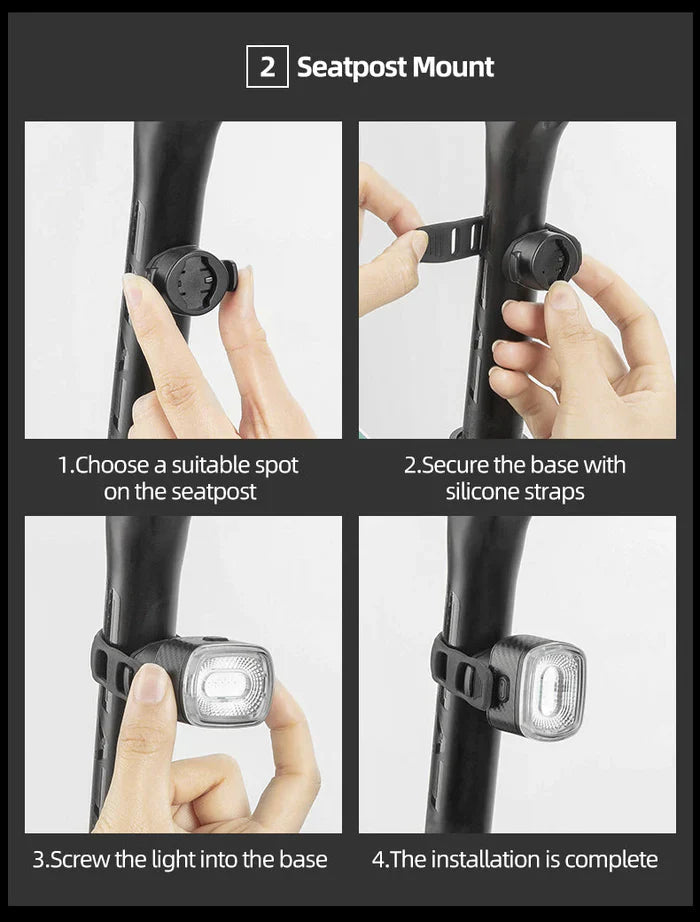 Load image into Gallery viewer, Smart Tail Light ROCKBROS MADOVERBIKING
