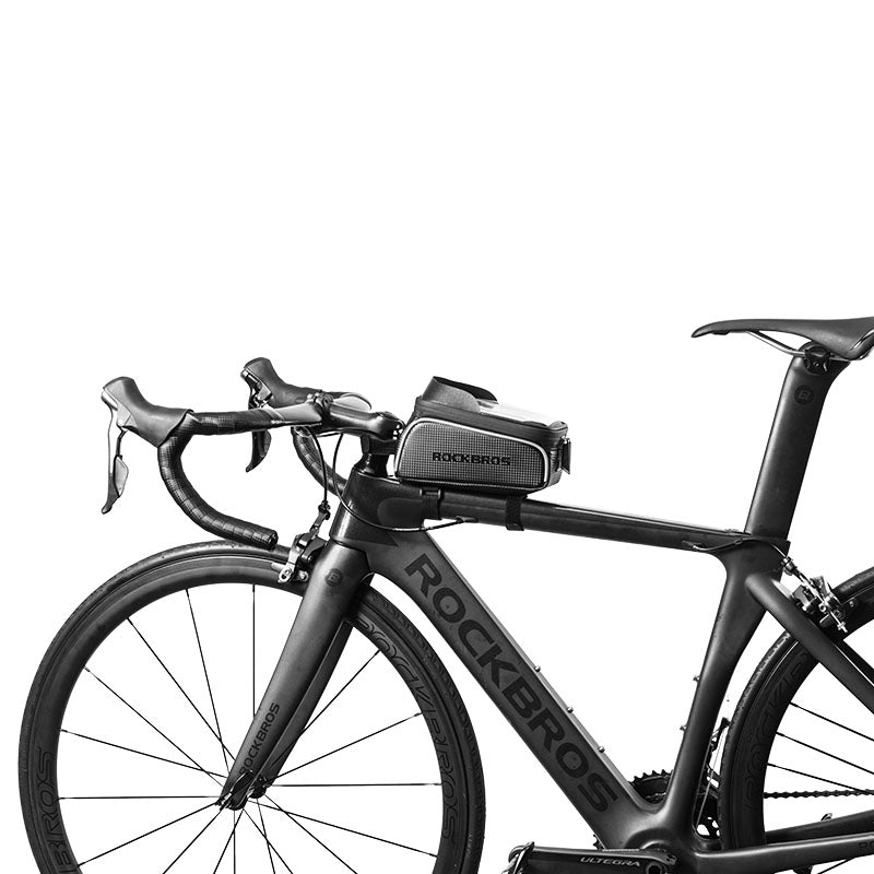 Load image into Gallery viewer, Top Tube Bag | Waterproof &amp; Compatible with Phones upto 6.5&quot; ROCKBROS MADOVERBIKING
