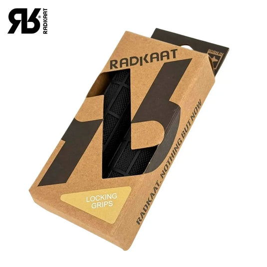RADKAAT HANDLEBAR GRIPS | RUBBER LOCKING - 22.2x130MM - MADOVERBIKING