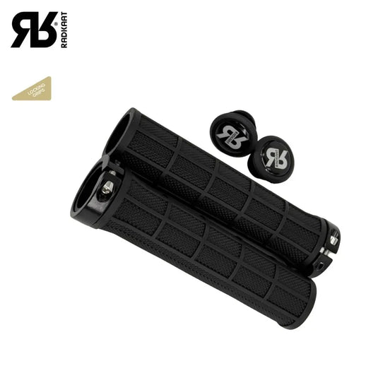 RADKAAT HANDLEBAR GRIPS | RUBBER LOCKING - 22.2x130MM - MADOVERBIKING