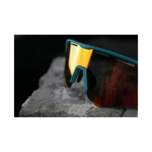 Sunglasses | Polarized Glasses with 4 Interchangeable Lenses & UV400 Protection (Green) ROCKBROS MADOVERBIKING