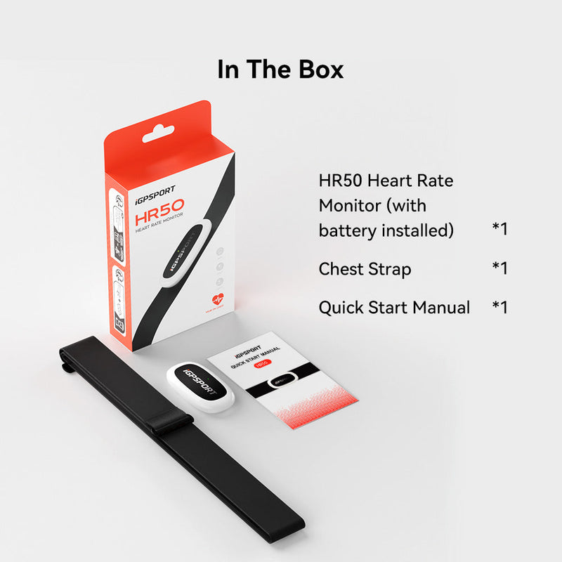 Load image into Gallery viewer, Heart Rate Sensor - HR50 | ANT+ &amp; Bluetooth, Waterproof, Compatible with Cyclo-Computers, Indoor Trainers, Android &amp; Iphones - MADOVERBIKING -  iGPSPORT
