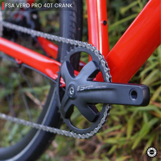 Alpenchallenge AL FOUR - Shimano Deore 11 Speed Hybrid Bike (Red/Black) - MADOVERBIKING -  BMC